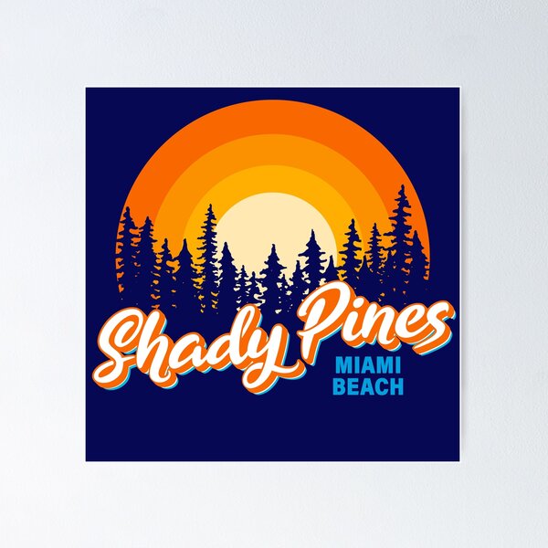 Item preview, Shady Pines Miami Beach designed and sold by machmigo.