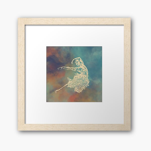 Item preview, Lino print Male Ballet Dancer Swan from Swan Lake designed and sold by NattyDesigns.