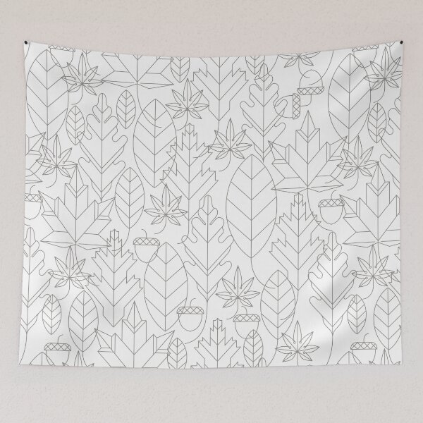 Artikelvorschau, Modern Leaf Mix Grau entworfen und verkauft von artifactsoflife.