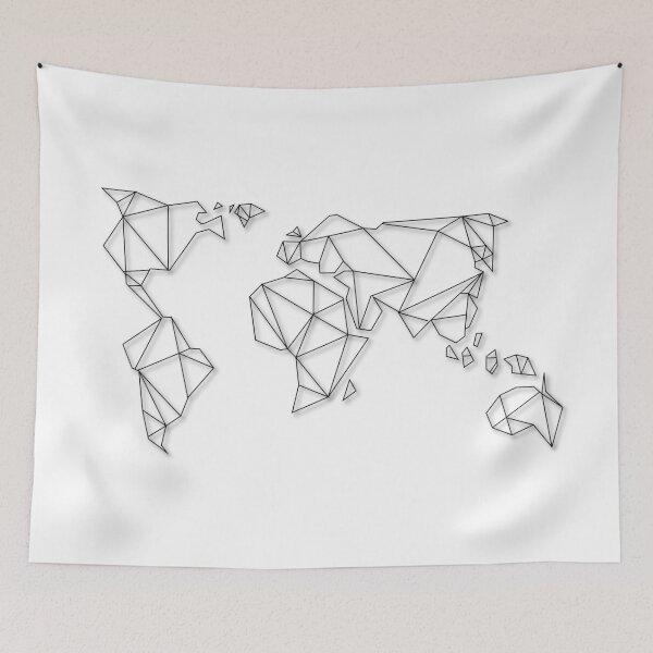 Item preview, Geometric Map designed and sold by benwllace159.