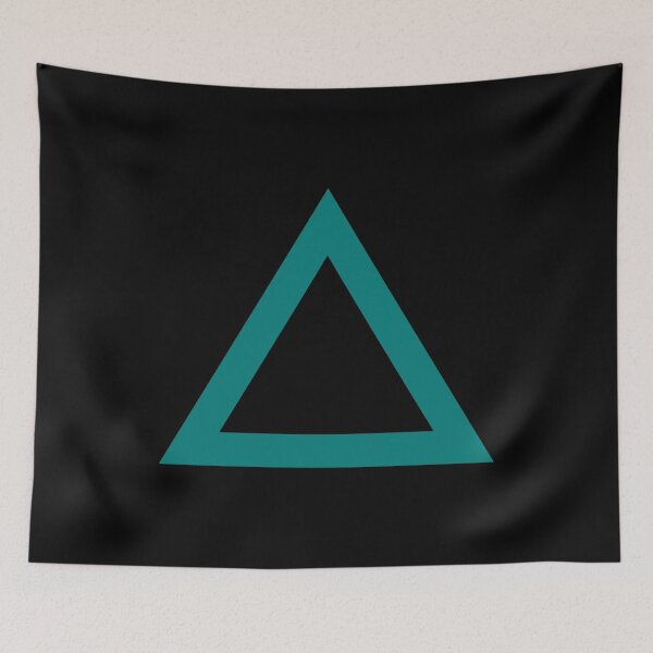 Item preview, Triangle (Teal on Black) designed and sold by STUDIO-72.