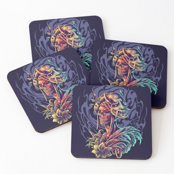 Item preview, Geisha Oni Skull designed and sold by machmigo.