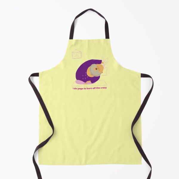 Item preview, I do yoga to burn off the the crazy_Funny Asana Yoga Men Gift designed and sold by mayamay0.