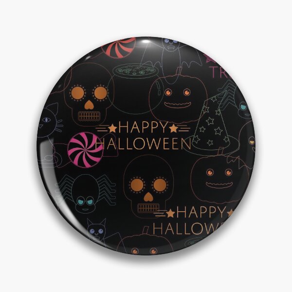 Item preview, Halloween Pattern Neon Glow designed and sold by Blue-Banana.