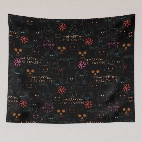 Item preview, Halloween Pattern Neon Glow designed and sold by Blue-Banana.