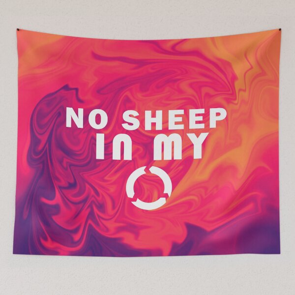Item preview, No Sheep In My circle designed and sold by KheinJohn.
