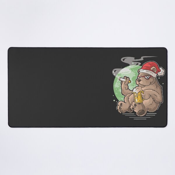 Item preview, Cool bear drinking beer and smoking christmas day Shirt Christmas Gifts X-mas Kids Boys Girls Man Women designed and sold by HichamMissiame.