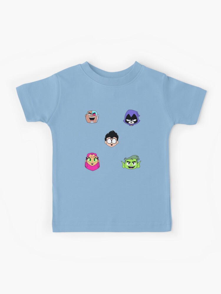 : Teen Titans Go! Youth Kids Boys T Shirt & Stickers : Sports &  Outdoors