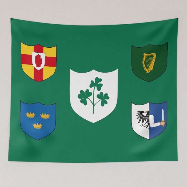 Aperçu de l'œuvre Drapeau Irlandais Irfu Eire Irlande Dublin Cork Galway Limerick créée et vendue par elhefe.