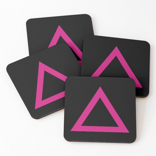 Item preview, Triangle (Pink on Black) designed and sold by STUDIO-72.