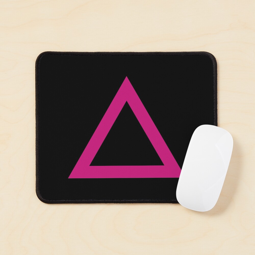 Triangle (Pink on Black)
