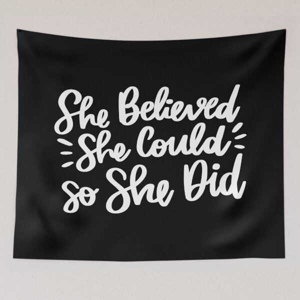 Item preview, She Believed She Could So She Did 2 designed and sold by AshleysBazaar.