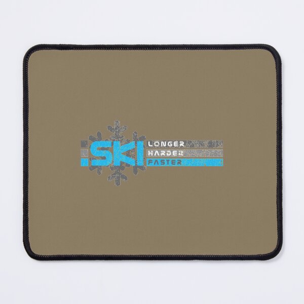 Item preview, Ski Longer Harder Faster -  designed and sold by VintagePosteria.