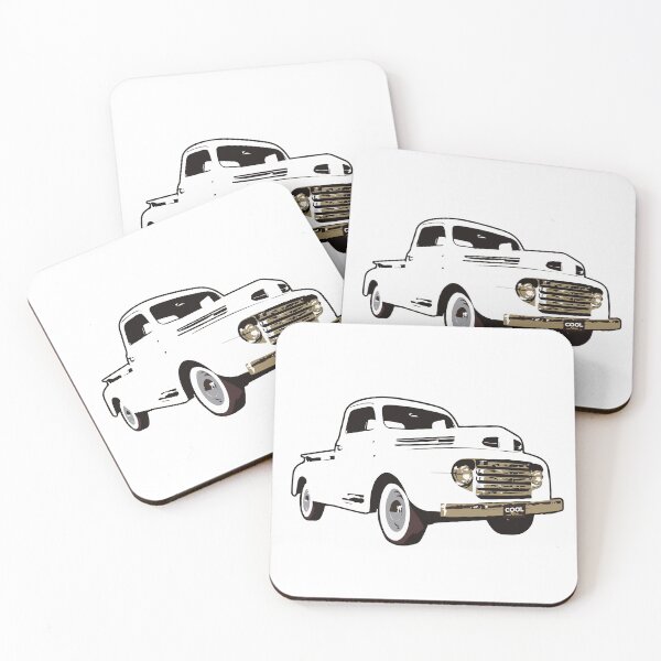 Item preview, White 50s Classic F Truck designed and sold by CoolRide.