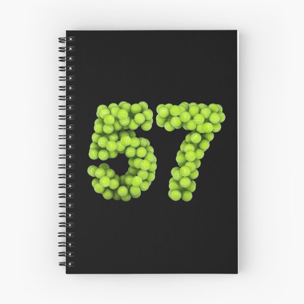 Item preview, Tennis Player Number 57 - Tennis Sports fifty-seven Game Set Match 57 designed and sold by elhefe.
