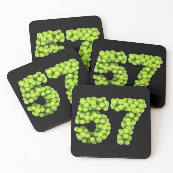 Item preview, Tennis Player Number 57 - Tennis Sports fifty-seven Game Set Match 57 designed and sold by elhefe.