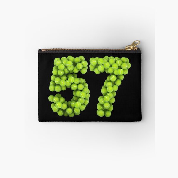 Item preview, Tennis Player Number 57 - Tennis Sports fifty-seven Game Set Match 57 designed and sold by elhefe.