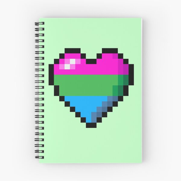Item preview, PIXEL POLYSEXUAL HEART designed and sold by MysticPotato.