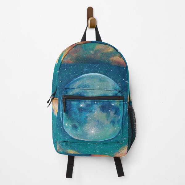 Item preview, Moon nicht sky pink clouds painting designed and sold by Kooky-Angie.