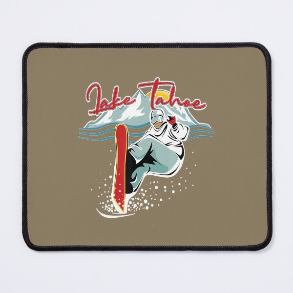 Item preview, Lake Tahoe Sierra Nevada California Snowboarding  designed and sold by VintagePosteria.