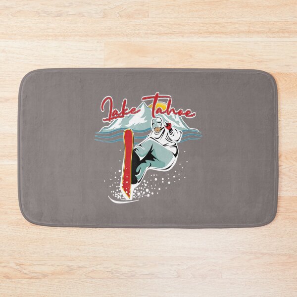 Item preview, Lake Tahoe Sierra Nevada California Snowboarding  designed and sold by VintagePosteria.