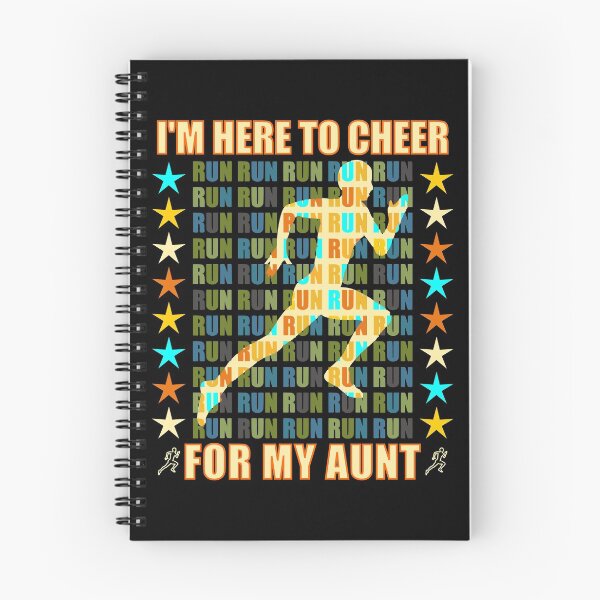 Item preview, I Am Here To Cheer For My Aunt - Runner Support designed and sold by artfulnotebook.