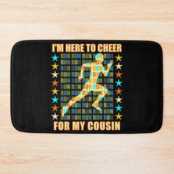 Item preview, I Am Here To Cheer For My Cousin - Runner Support designed and sold by artfulnotebook.