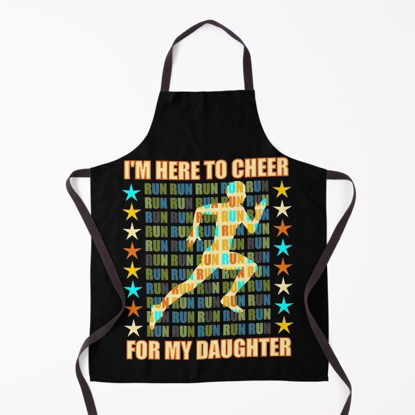 Item preview, I Am Here To Cheer For My Daughter - Runner Support designed and sold by artfulnotebook.