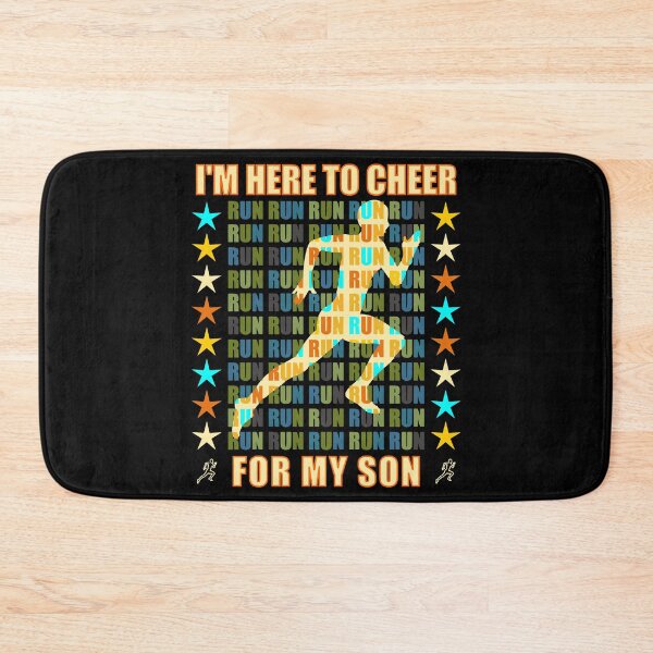 Item preview, I Am Here To Cheer For My Son - Runner Support designed and sold by artfulnotebook.
