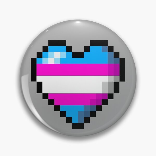 Item preview, PIXEL TRANS HEART  designed and sold by MysticPotato.