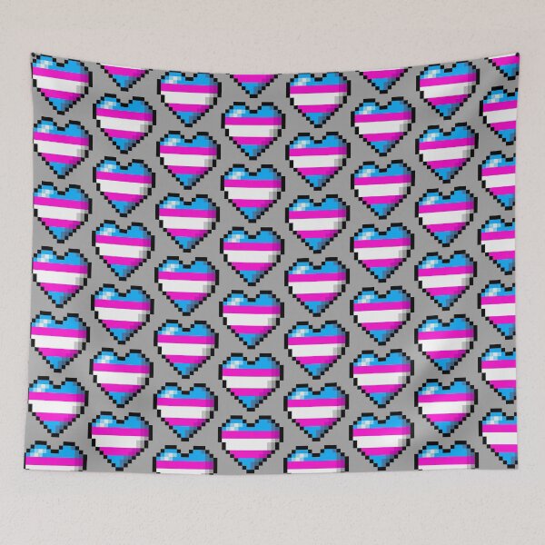 Item preview, PIXEL TRANS HEART  designed and sold by MysticPotato.