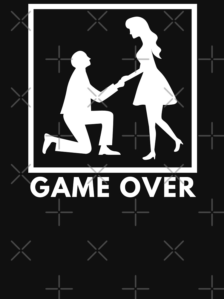 Game Over - Funny Marriage Sticker for Sale by Qkibrat