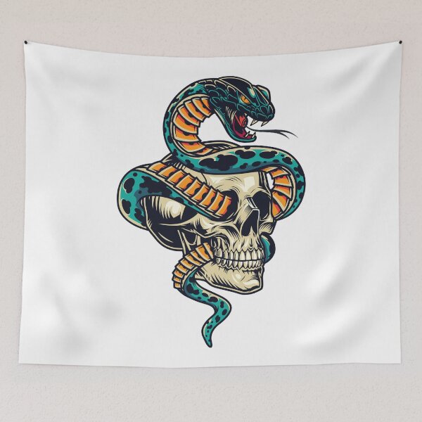Item preview, Snake And Skull designed and sold by Vector Scout Lab.