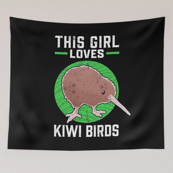 Item preview, Kiwi Bird Girl Snipe Bouquet New Zealand designed and sold by madgrfx.