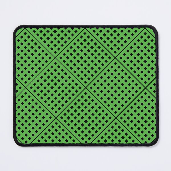 Item preview, Criss Cross Angled Line Pattern in Green on Black designed and sold by Neil Feigeles.
