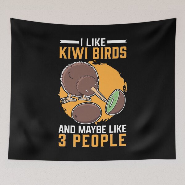 Item preview, I like kiwi bird snipe bouquet New Zealand designed and sold by madgrfx.