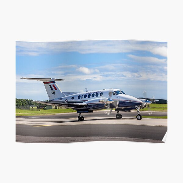 Beechcraft King Air B200GT ZK460/U SERCO/3FTS Poster