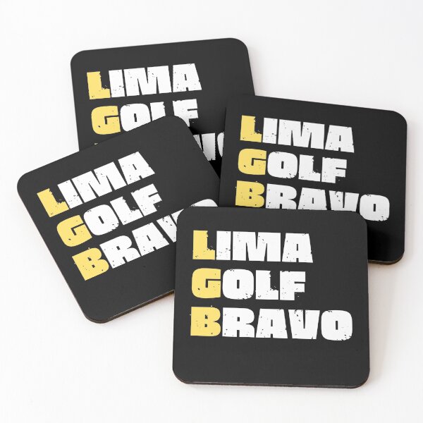 Item preview, Lima Golf Bravo Shirt LGB Chant Let's Go Brandon Yellow Highlight Anti Joe Biden NATO Phonetic Military Alphabet Design designed and sold by matrixunplugged.