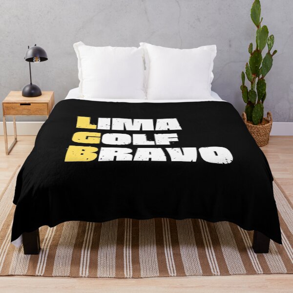 Artikelvorschau, Lima Golf Bravo Shirt LGB Chant Let's Go Brandon Yellow Highlight Anti Joe Biden NATO Phonetic Military Alphabet Design entworfen und verkauft von matrixunplugged.