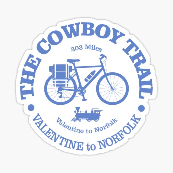 Item preview, Cowboy Trail (cycling) designed and sold by curranmorgan.