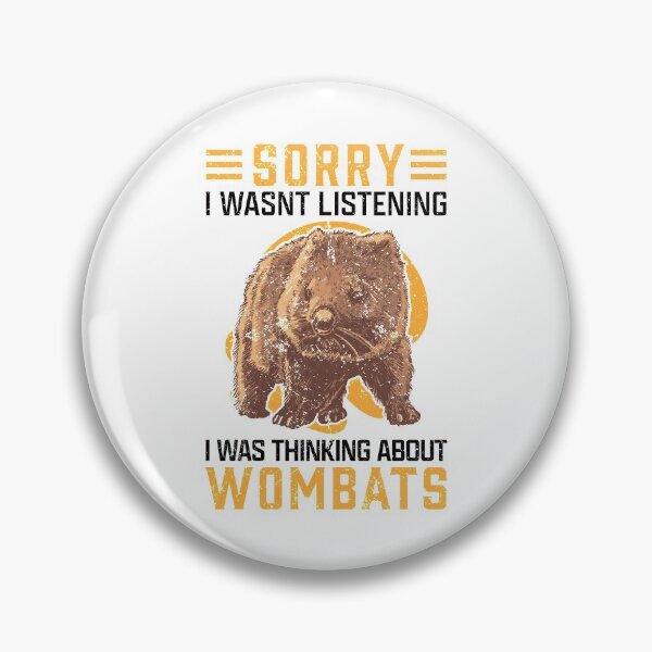 Item preview, Wombat thought of marsupial Australia trip designed and sold by madgrfx.