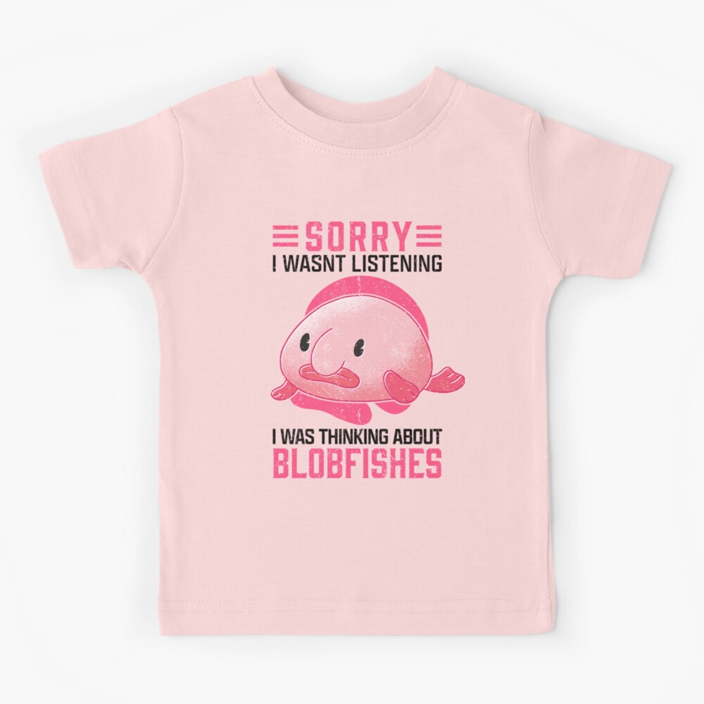 Blob fish boy loves fish meme Baby T-Shirt by madgrfx