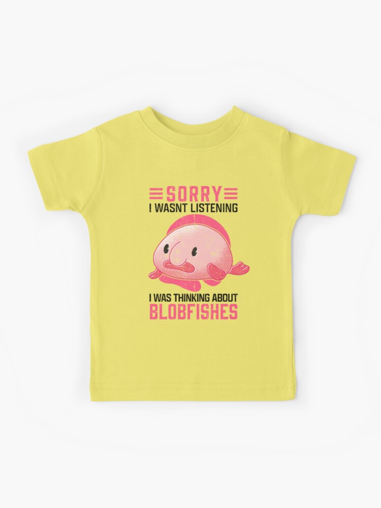 Blobfish Is My Spirit Animal - Funny Meme Ugly Fish Illustration Long  Sleeve T Shirt by Wobbel