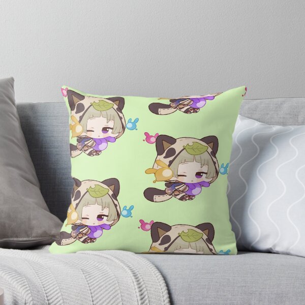 Item preview, Sayu playing with Seelies - Genshin Impact designed and sold by MagicalFish.