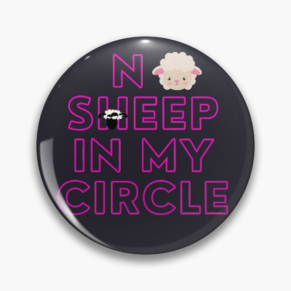 Item preview, no sheep in my circle - cute design designed and sold by nakavt.