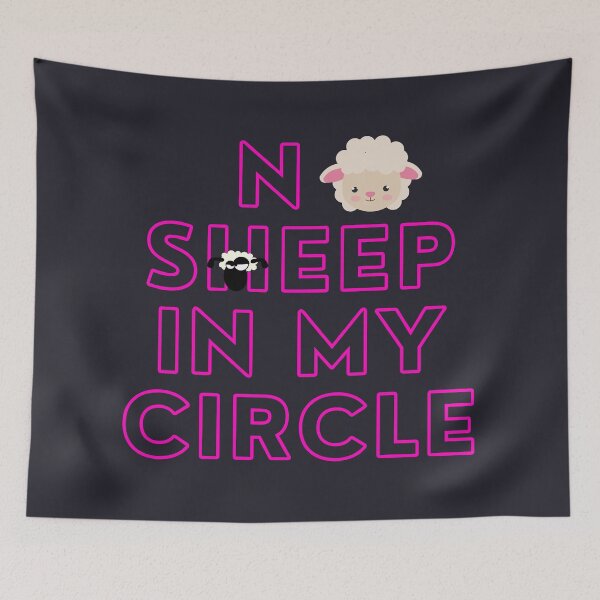 Item preview, no sheep in my circle - cute design designed and sold by nakavt.