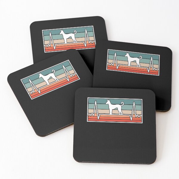 Item preview, Podenco heartbeat spanish greyhound vintage designed and sold by madgrfx.
