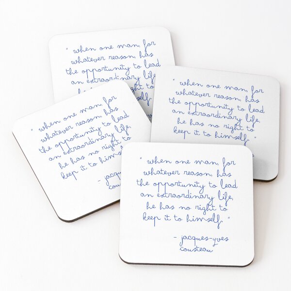 Item preview, Rushmore - A Wes Anderson Film - Jacques-Yves Cousteau Quote designed and sold by Francisco Couto.