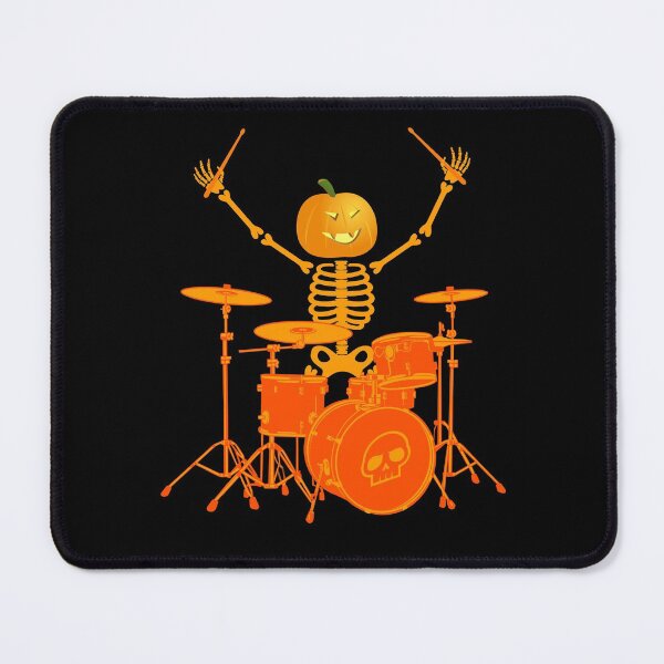 Item preview, Skeleton Drummer Pumpkin Halloween designed and sold by playloud.