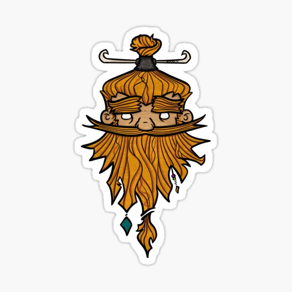 Sweet Nordic Blond Viking Sticker
